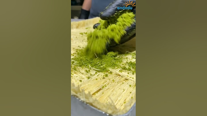 طريقة صنع البقلاوة التركية 👌🏼🤤