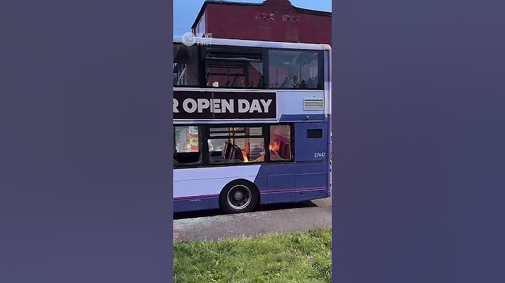 Bus Set Alight And Police Car Flipped In Riots In Leeds | 10 News First