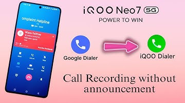 Iqoo Neo 7 Call Recording Setting | How to enable call recording in Iqoo Neo 7 5G