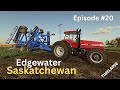 Edgewater Sask | Tillage &amp; SILAGE Bales | Timelapse | FS22 Console