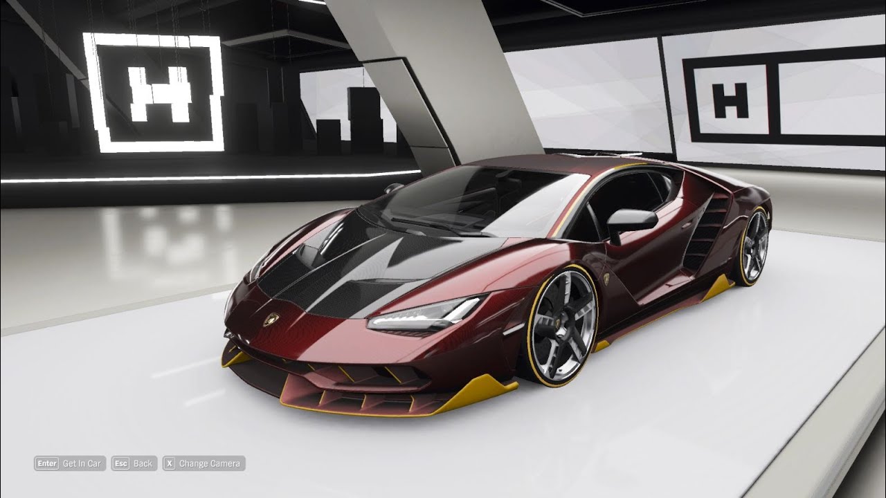 forza horizon 4 lamborghini centenario top speed