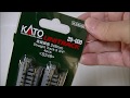 Nゲージ KATO  直線線路 248mm  開封動画