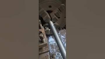threaded shaft | #lathemachine #viralshorts