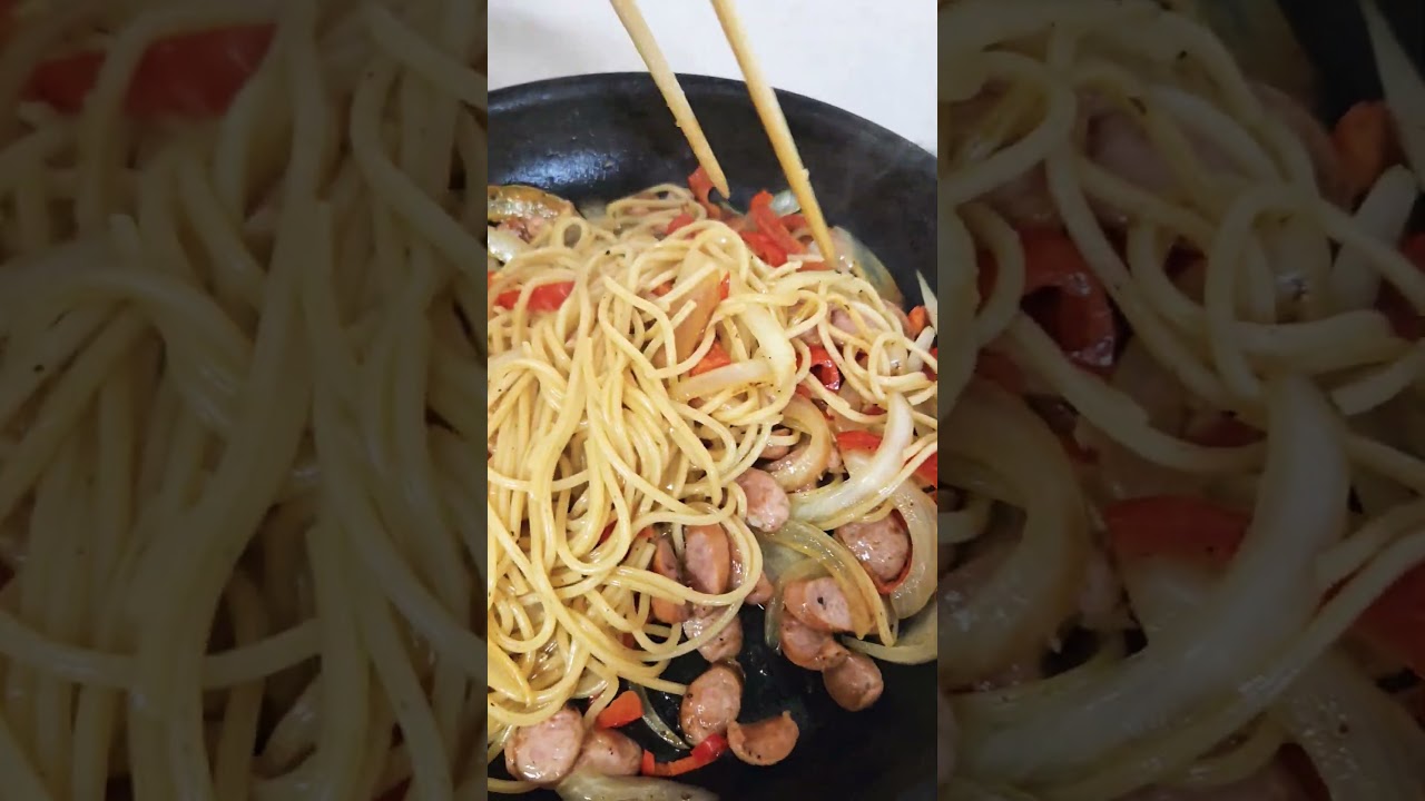 MY OWN PEPERONCI SPAGHETTI #shortsvideo #food #shortsviral #trending