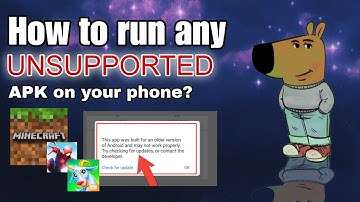 How to run any old android versions games APK on your phone?? like  minecraft pe 1.17 or older