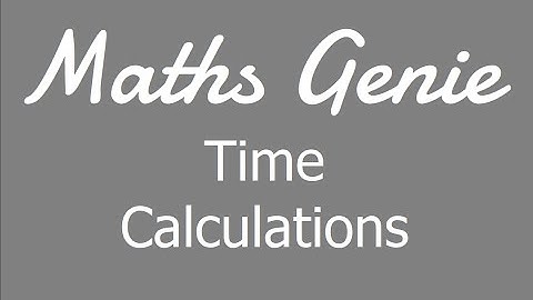 Time Calculations