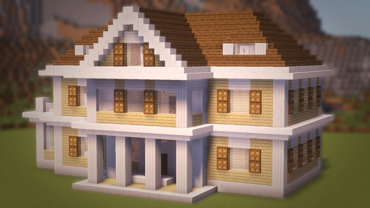 Майнкрафт как построить дом красивый и большой