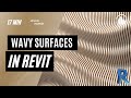 Revit Massing-Wavy surfaces in Revit