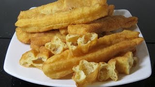 Китайские жареные хлебные палочки йоубин Жареные пончики в форме палочек Китайские жареные хлебные палочки йоубин Жареные пончики в форме палочек