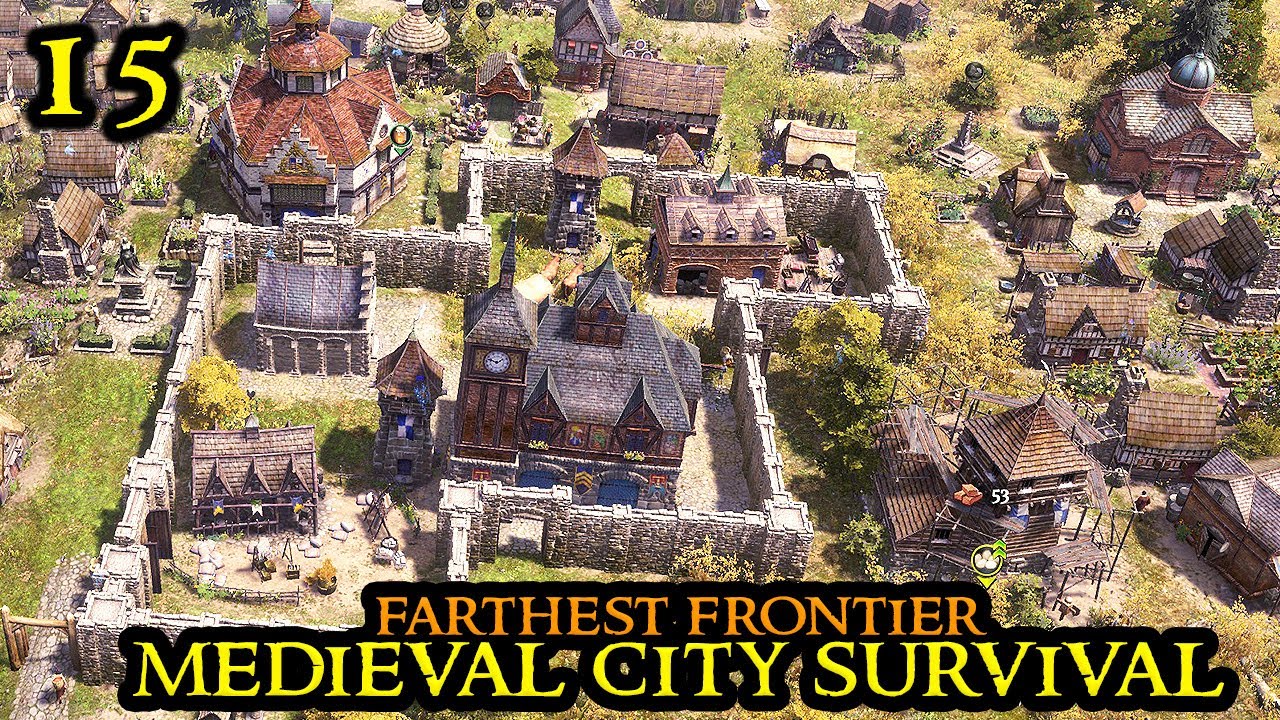 Строительство форта — самый дальний рубеж, выживание, сложный режим || Городская стратегия || Час...