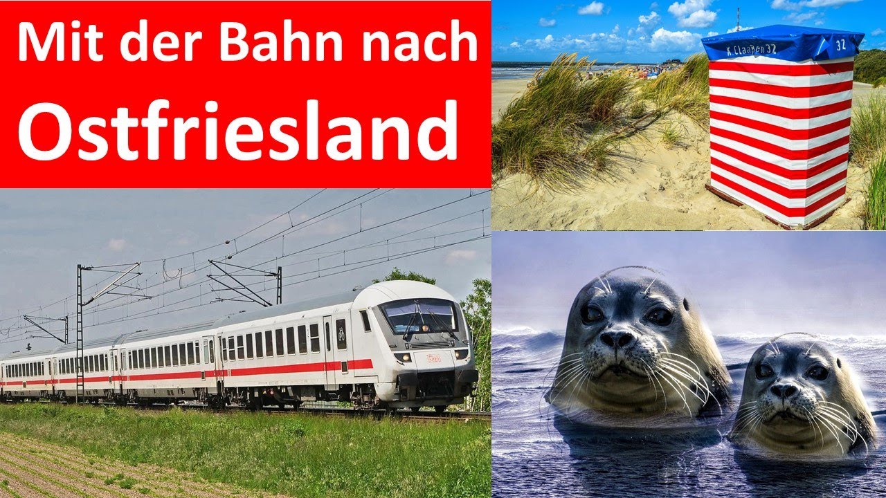 Mit der Bahn zügig nach Ostfriesland: Nordsee, Teil 1.