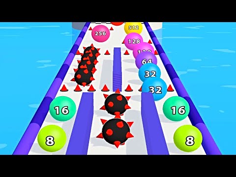 Match Balls 2048 - Ball Merge 3D ! All levels Gameplay (745-747) android, ios