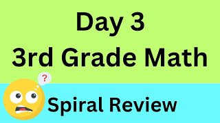 3rd Grade Math Spiral Review - 30 Minute Timer - Relaxing Music (Day 3)