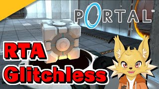 【VTuber実況】PortalのRTA(speedrun) Glitchlessを走ってみる【東狐ユウ】
