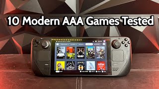 Steam Deck Benchmark - 10 Modern AAA Games