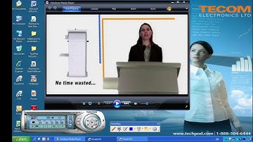 TechPod Interactive Lectern - Annotation Over Video Files!