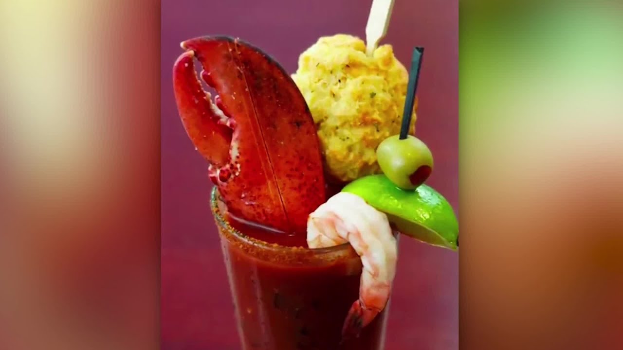 Red Lobster's new bloody mary is topped with a lobster claw YouTube