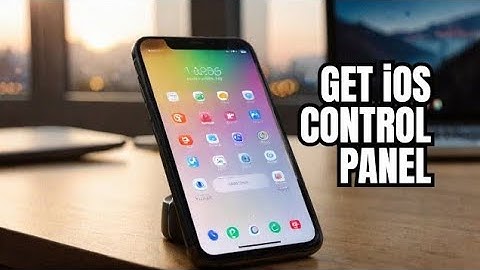 How to change android control panel to ios control center in 2025