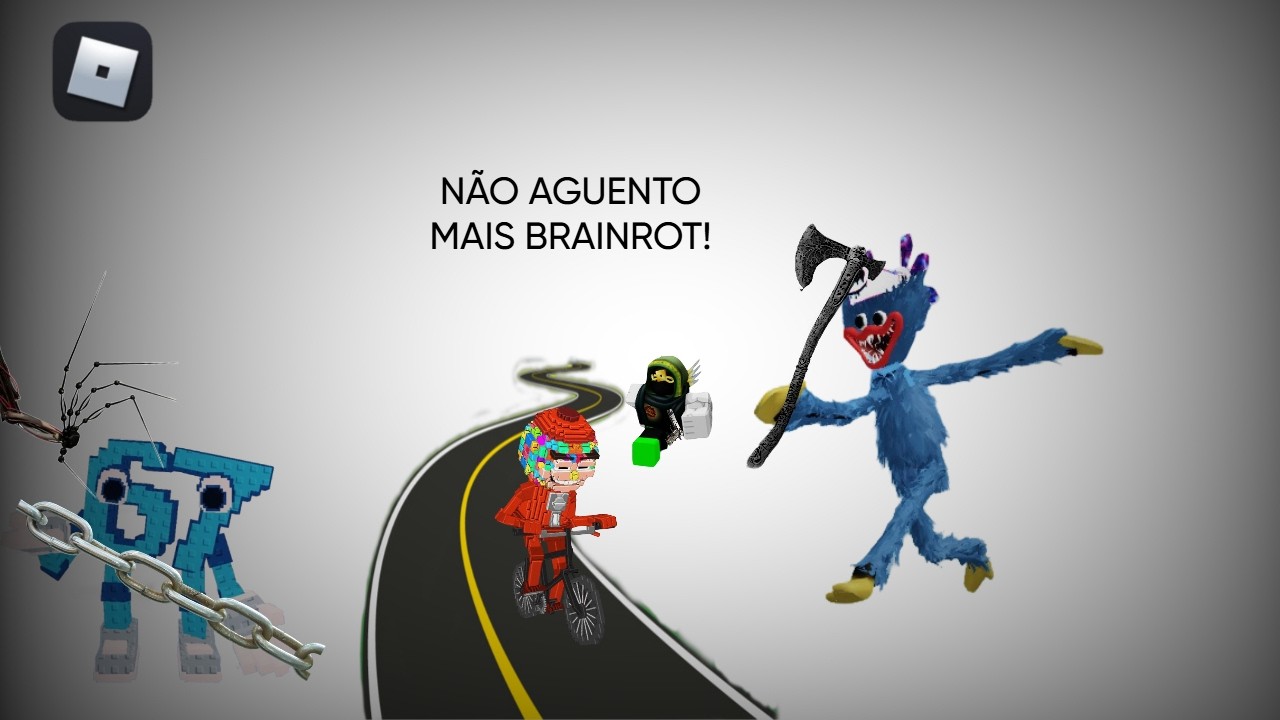 NÃO AGUENTO MAIS BRAINROT! #roblox #fy #memes #fypシ #fypシ゚viral #fyp#huggywuggy #roblox #jogos #fyp