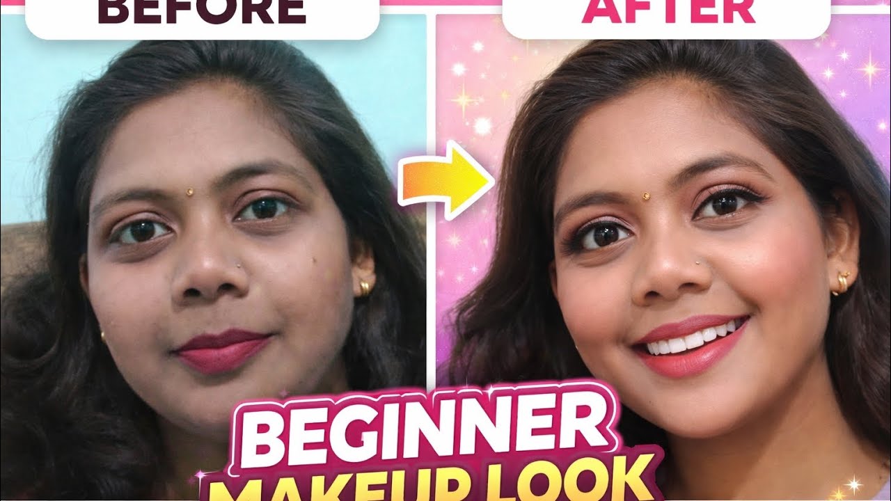 Mailbu Makeup Tutorial My First Makeup Tutorial 💋 Easy & Quick#mekup #mekuptutorial #viral ...