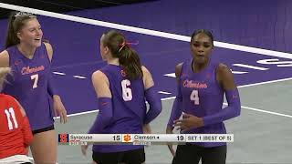 Syracuse vs. Clemson Full Match Replay | 2026 ACC Volleyball