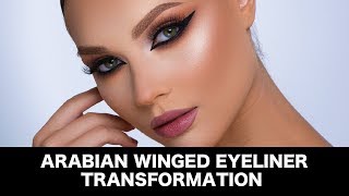 Arabian Winged Eyeliner Transformation by Samer Khouzami