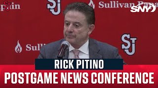 Rick Pitino praises Bryce Hopkins and Ian Jackson after St. John's rout of Harvard