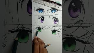 Anime Eye Coloring Tips #shorts