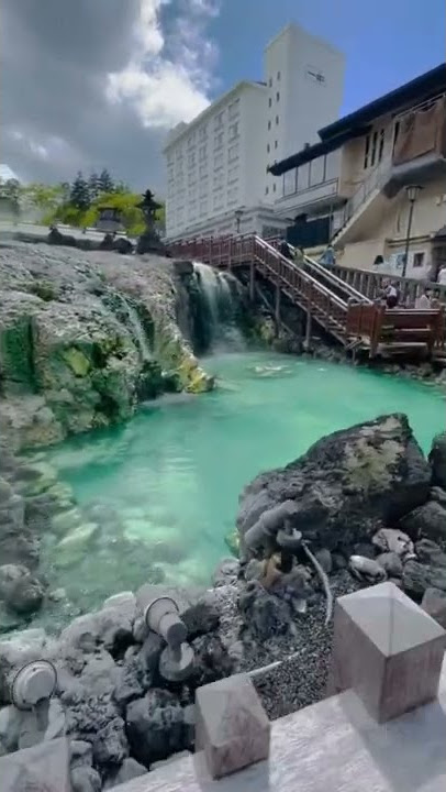JAPAN’S HOT SPRING (KUSATSU ONSEN)#shorts