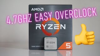 AMD RYZEN 5 5600X 4.7GHZ OVERCLOCKING TUTORIAL AMD RYZEN 5 5600X 4.7GHZ OVERCLOCKING TUTORIAL
