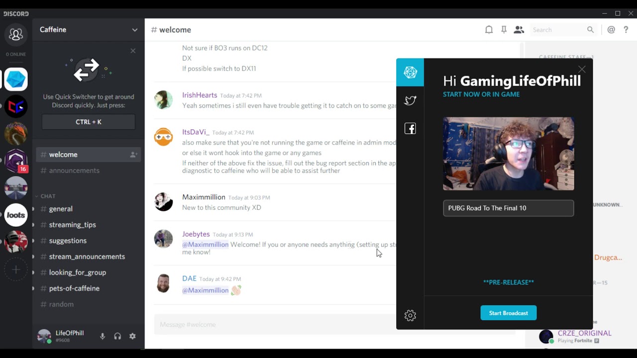 Caffeine.tv What Is It?