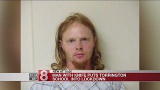 Man arrested after Torrington school lockdown and scuffle with police