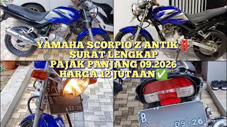 Yamaha Scorpio Z Antik Lengkap Pajak Panjang Harga 12 Jutaan jualmotor yamaha scorpio
