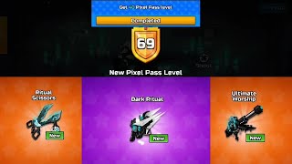 Completing Pixel Pass | 360 Lucky Board Spins | Unlocking 3 new weapons | Gameplay | Pixel Gun 3D