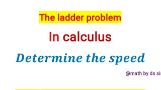 The ladder problem in calculus, CBSE 2025