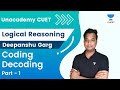 Logical reasoning  coding decoding  part  1  deepanshu garg  unacademy cuet