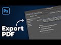 How to Save and Export a PDF in Photoshop