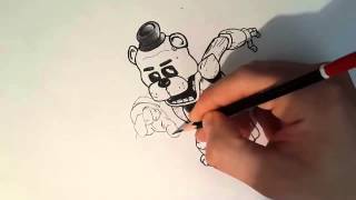 Как нарисовать мишку Фредди поэтапно 5 ночей How to Draw F(Как нарисовать мишку Фредди поэтапно 5 ночей How to Draw F? Сейчас мы будем рисовать мишку Фредди. Кто же это..., 2015-06-22T15:28:12.000Z)