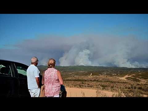 Spain’s Huelva blaze threatens homes, 800 evacuated amid severe drought