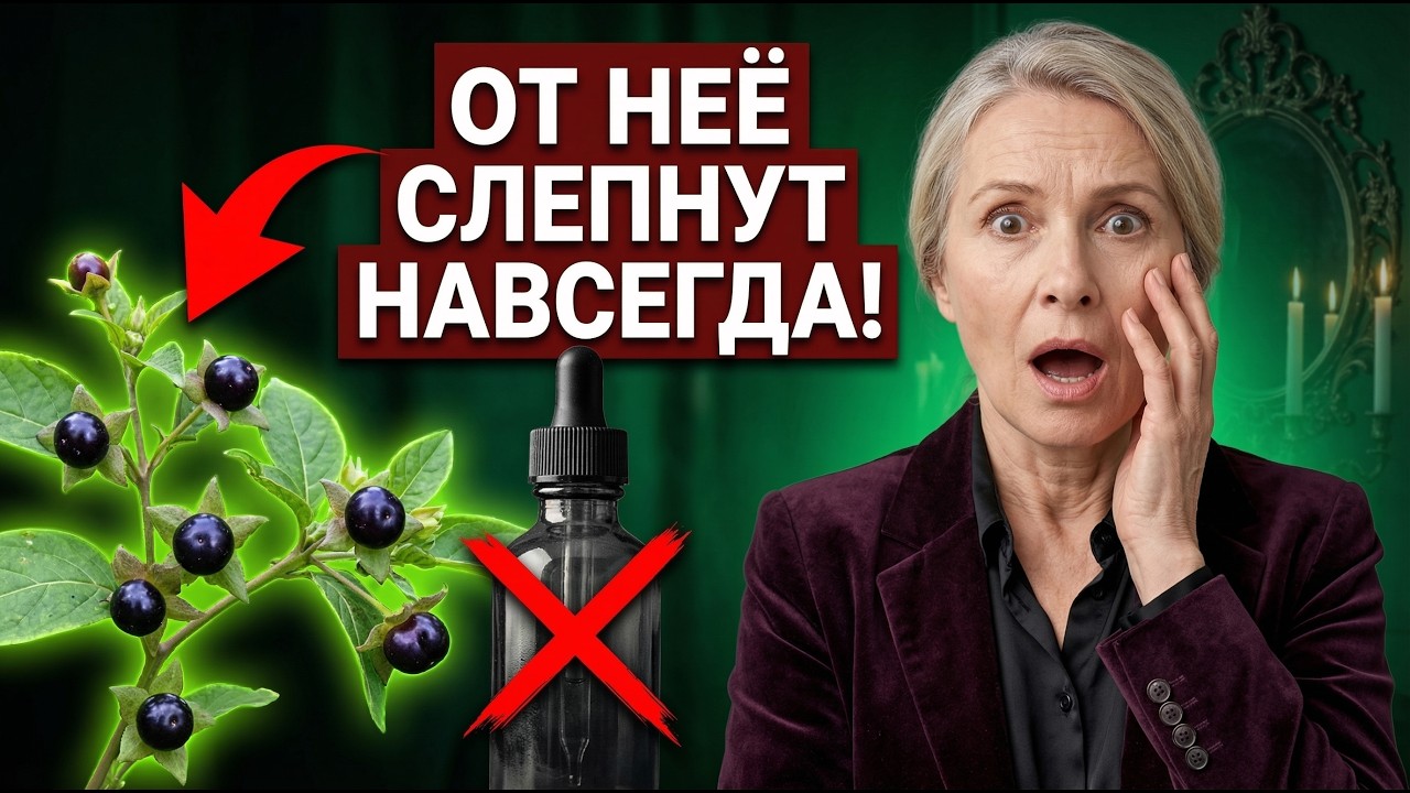 Смертельный яд оказался лекарством: тайна Атропы белладонны