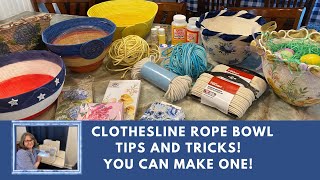 Clothesline Rope Bowl Tips and Tricks
