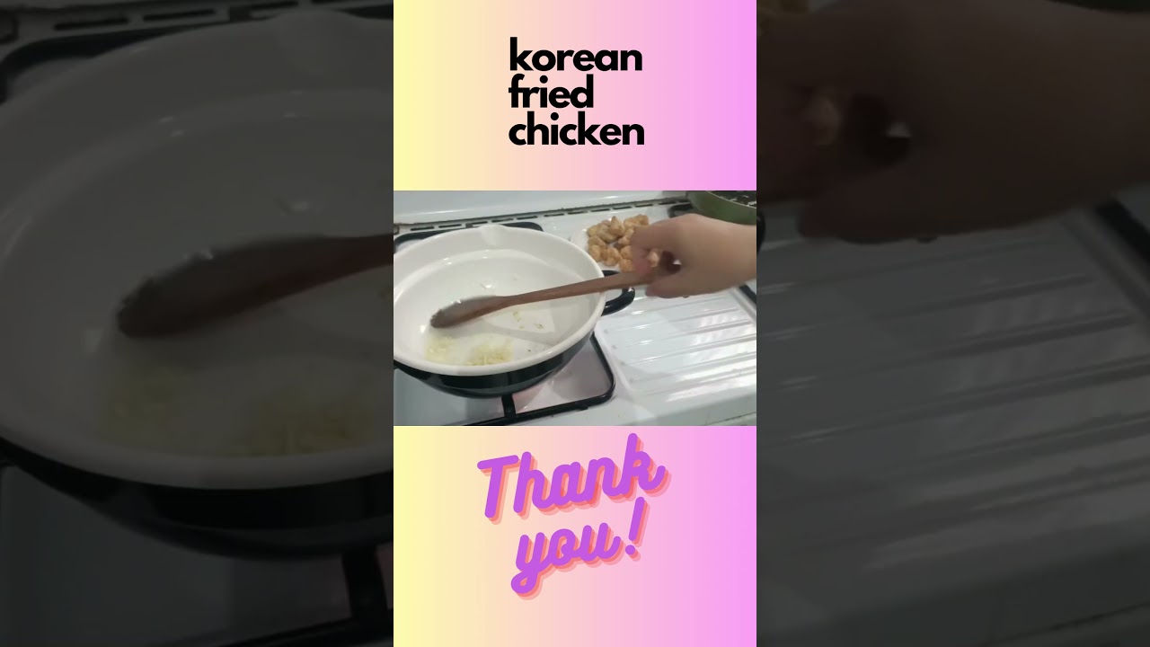 korean style chicken - korean fried chicken - easy!!!