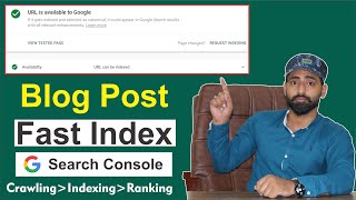 How to Index Blog Post in Google Fast | Rank in Google - Google Post Index