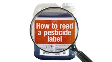 How to Read a Pesticide Label