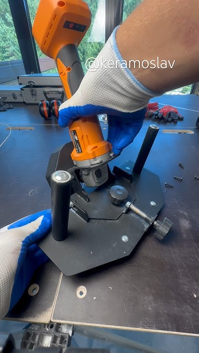 Тестирую заусовщик от daztools #keramoslav #керамогранит #заусовка # ...