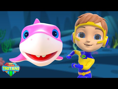 малюк Акула Пісня і більше Анімовані відео Для дітей Автор Little Tritans