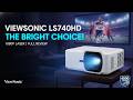 ViewSonic LS740HD Review | 5500 Lumen Laser Projector That Lights Up Any Room!