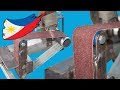 Belt Sander Using Angle Grinder Diy