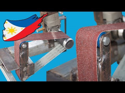 Belt Sander Using Angle Grinder Diy - YouTube