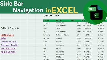 Master Excel Navigation: Instantly Jump Anywhere with Ctrl + K (Hyperlink Sidebar Trick)